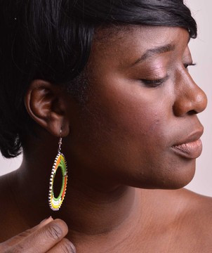 maasai beaded earrings
