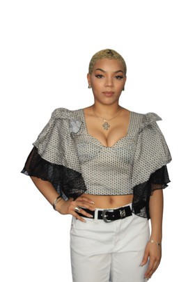 Customed Made Peplum Top, Ladies Classic Top