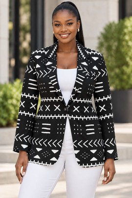 Robe midi à col en V et manches courtes pour femme en imprimé africain | Robe midi en imprimé africain | Bynelo