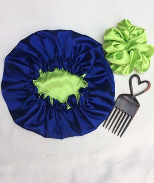 Reversible silk nightcap