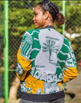 Bombers/Veste femme "collection LAMBAOINE"/ Madagascar
