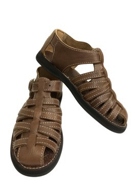 Men's sandal in genuine leather