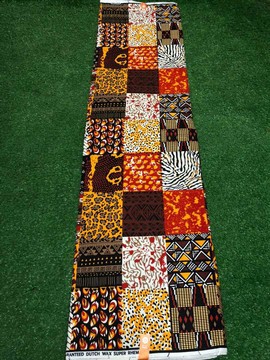 temmy sweet color Ankara fabric 6yards