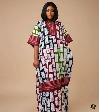 Patterned Batik Bubu|Kaftan|Gown