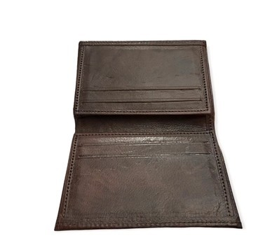 handmade real leather wallet