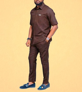 Men african suit kaftan African outfit, two piece men's suit jacket