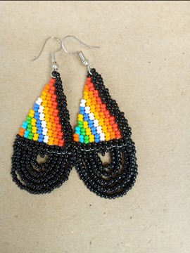 Boucles d'oreilles africaines / boucles d'oreilles maasaï / bijoux femmes / boucles d'oreilles faites à la main