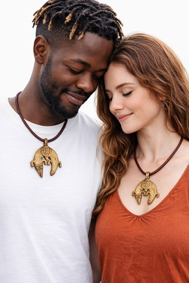 Collier Mixte KAÏMAN IMPÉRIAL – Signature Dogon