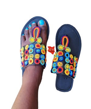 Masai Sandals,Beaded Sandals,African Summer Handmade Sandals