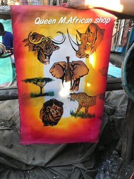 Peinture Africaine Art / Peinture Murale / Batick / Cire