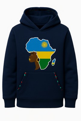 Rwanda Map African Hoodie – Premium Quality | Wholesale Available (MOQ-10-pcs)
