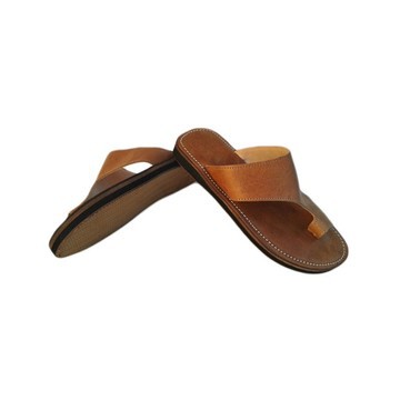 Men's sandal in genuine leather