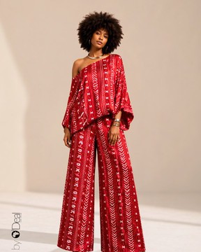 Magnifique Ensemble pantalon large et sa tunique oversize