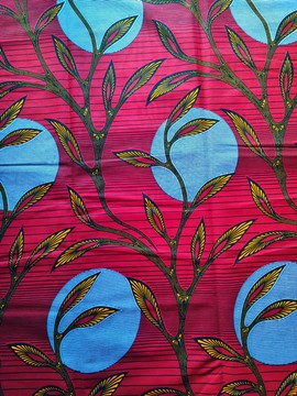 African wax fabric Ankara fabric printed wax pattern ball atmosphere