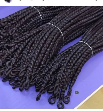 Tresses au crochet, 80 brins