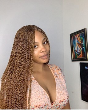 Banke watermelon braids