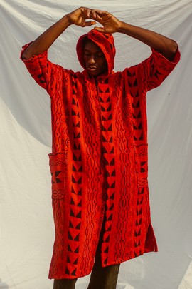 Egypt Hooded Bogolan Cloak (Pre-Order)