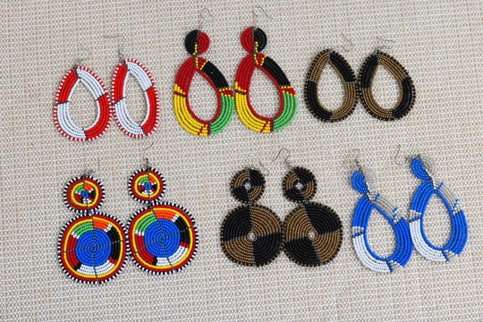 Wholesale earrings, Maasai earrings, African Beaded earrings, Tribal earrings, Boho earrings