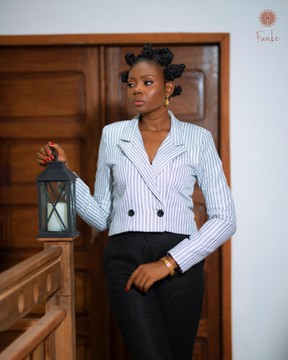White Okun short jacket