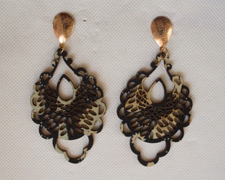 Boucles d'oreilles " Reine Elisabeth" …