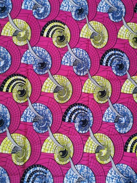 Tissu wax africain de haut  qualité a la coupe