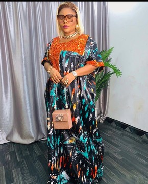 Rich Aunty Vibes Adire BuBu/Agbada/BouBou