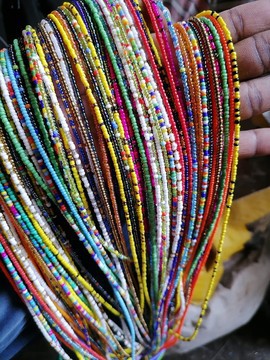 Ensemble de 100 perles de taille, perles de taille traditionnelles, perles de taille colorées