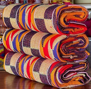 African kente/ Ashanti Bonwire Kente -Hand woven