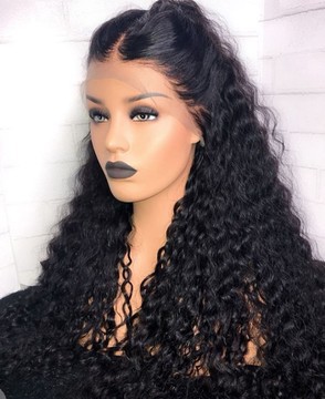 Gina human hair wig with frontal lace