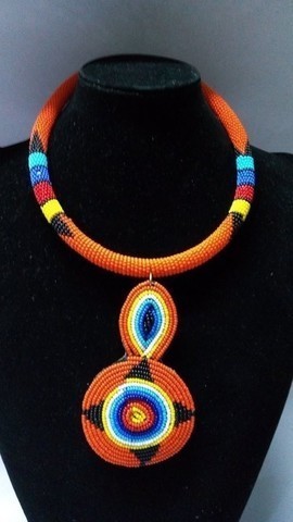African beaded necklace, Masai beaded necklace, Christmas gift for mom, Tribal necklace
