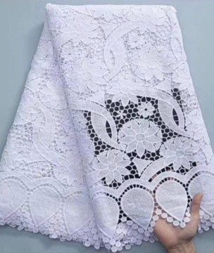 Tissu en dentelle Cord de 5 yards
