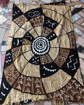 Bogolan Mud Cloth | 2 yards| Handmade in Mali | Authentic African Textile | Premium Quality Fabric