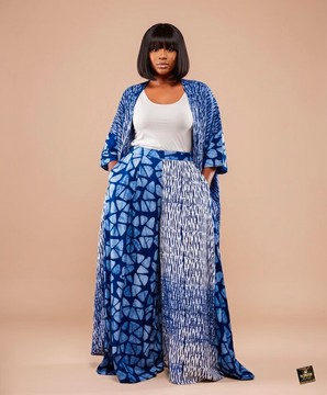 Ensemble deux pièces en batik Abolade