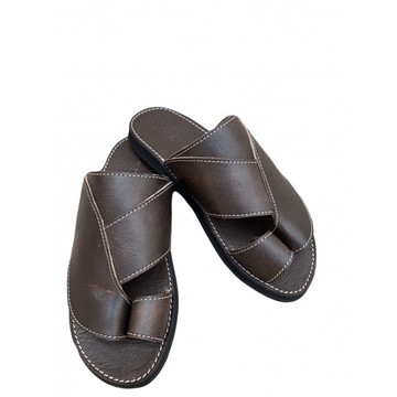 Men's sandal in genuine leather