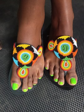 African Women maasai sandals/feb2021/newstock/leather/flat sandals