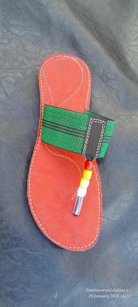 Handcrafted Maasai Beaded Leather Sandals