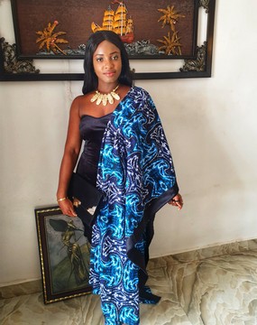 Robe longue royale femme africaine/Taille Plus/Mariages/Occasions spéciales