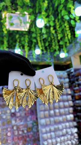 Gold Hollow Earrings for Women | Medium Size Round, Elegant Everyday Jewelry