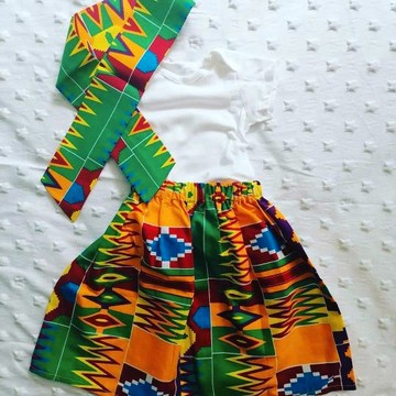 baby skirt and headband