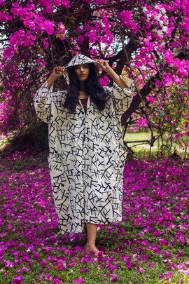 Orbit Hooded Bogolan Cloak (Pre-Order)