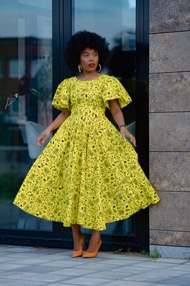 ADESUA YELLOW DRESS