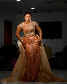 Robe de bal longue en dentelle ornée, robe de soirée, robe de soirée, mariage de fiançailles Dres