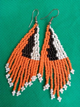 Boucles d'oreilles africaines / boucles d'oreilles maasaï / bijoux femmes / boucles d'oreilles faites à la main
