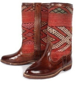 Grande Vente! Bottes en cuir véritable artisanale fait main par des artisans du Maroc