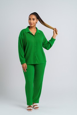 PLEATED TWO PIECES SET - Anissa
