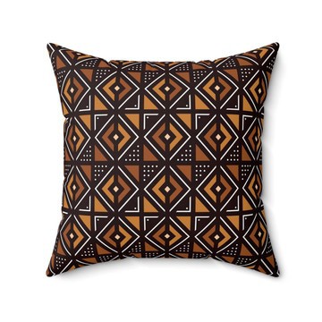 (2 Sets) - Tribal Pillow Covers Bogolan | Traditional Style (MORE SIZES AVAILABLE)