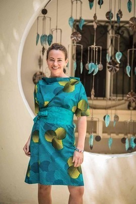 Inaya dress (one size fits all turquoise)