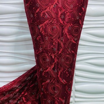 Dentelle pour femme, dentelle cordée, dentelle (5 yards)