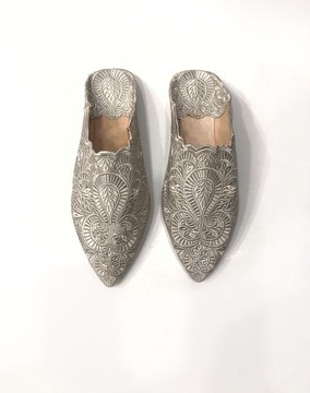 Genuine genuine leather slippers
