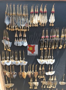 100 pairs Wholesale Brass Earrings,Bone Earrings,Horn Earrings African Women Accessories jewelry